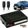 DXHGHYGL Kit Chiusura Centralizzata Auto Universale 15V Telecomando 100m Keyless Entry Serratura Elettrica Sblocco Bagagliaio LED 2 Telecomandi