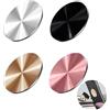 YUGUOLAN 4 piastre metalliche per magneti, autoadesive, per supporto del cellulare, piastra magnetica per cellulare, accessori per auto (oro rosa/oro/nero/argento)