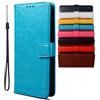 BRAND SET Cover per Alcatel 1 2021/Alcatel 1 5033D Custodia a portafoglio in pelle PU con chiusura magnetica porta carte di supporto, custodia in pelle flip cover blu cielo