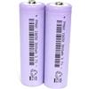 Generic Batterie Ricaricabili 18650 3000mAh 3.7V NiMH Testa a Bottone, 2 Pezzi per Torcia LED, Campanello, Faro Frontale, Fai da Te e Utensili Elettrici
