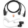 NEWASHAN Auricolare compatibile con Kenwood NX-220 NX-3220 NX3320 TK-2170 TK-3000 TH-D74 Baofeng UV-5R UV-10R BF-888S BF-F8HP Wouxun Walkie Talkie a 2 pin tubo traslucido auricolare in gomma e PTT