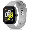 Tobfit Cinturino per Xiaomi Redmi Watch 4/ Redmi Watch 5, Cinturino Silicone di Morbido Traspirante per Xiaomi Smart Band 8 Pro/ 9 Pro Cinturini (Grigio)