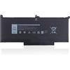 MPABYVMC Batteria per computer portatile da 7,6 V, 60 Wh, 7890 mAh, compatibile con Dell F3YGT Latitude E7280 E7380 E7480 E7290 E7390 E7490 12 7000 7280 7290 13 7480 7490 Series 2X390 G DM3WC 0 DM3WC