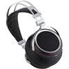 SIVGA Luan Hi-Fi Over-Ear Dynamic Driver Open-Back Wood Wired Cuffie con cavo staccabile, Auricolare professionale per audiofili, per casa, per studio (nero)
