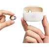 LESUN Cuffie Bluetooth Mini, 2-in-1 Giorno e Notte, Design Elegante, Auricolari Bluetooth 6.0 con Bassi Profondi, Autonomia di 36 Ore, Cancellazione del Rumore ENC per Lavoro, Tempo Libero o Sonno Laterale
