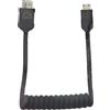 Atomos 4 K60 C3 cavo HDMI Mini 30 cm, Cast Connector (60 cm Extended) Nero
