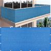 SDLLG Rete frangivista per Recinzione, Protezione Solare con Occhielli in HDPE, 0,8 m x 5 m, 180 g/㎡, Resistente alle intemperie, per Giardino, Balcone, Campo Sportivo (Blu)