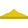 Keketa Tetto di ricambio per gazebo, copertura per gazebo, tenda da giardino, copertura per gazebo, copertura per gazebo, resistente ai raggi UV e all'acqua, 6 x 3 m, giallo, 270 g/m²