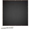 PEILU Tenda da sole da giardino, 4 x 4 m, quadrata in tela con occhielli e 12 m, resistente al vento, rete ombreggiante in HDPE da 150 g/m², protezione UV per terrazza, balcone, piscina