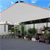 AUJLKJOUV Telo Ombreggiante Esterno Bianco Traspirante Giardino Rete Con Occhielli,Telo parasole per serra Protezione Solare per Pergolato,Terrazza Balcone,Casa