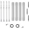 SafBbcue Kit di parti di ricambio per Charbroil Advantage 463343819 463344116 463343819 466344116 Prestazioni 463280419 Piastre di calore G359-0003-W1 Tubo bruciatore G466-2500-W1
