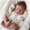 ZIYIUI Bambole Reborn Maschio 18 pollici Bambole Reborn Corpo Morbido Tessuto, Originali Sembra un vero Bambino, Reincarnate Bambola Reale Ragazzo con gli occhi chiusi