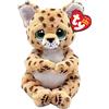 TY Beanie Bellies Lloyd il Leopardo con gli Occhioni Verdi Glitter, i Coccolosi Animaletti di Peluche con il Pancino Morbido Originali Ty 20 Cm T41282