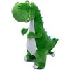 VACHICHI Peluche dinosauro Trex 35 cm, peluche dinosauro, simpatico peluche T-rex, Dino Plushie, regali per compleanno, San Valentino Chirstmas, 35 cm verde T-Rex