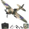 VOLANTEXRC RC Plane, 3CH WWII Spitfire Aereo Telecomando con 2.4GHz 6 assi Gyro Stabilizer, RC Aeroplano per principianti, adulti, bambini