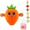 Gienslru Interactive Musical Plush Toy with Sounds, Touch-Sensor Soft Interactive Figure, Fun & Playful Sound-Activated Toys for Kids, Touch-Sensitive Banana Plush Toy for Parent-Child Play (D)