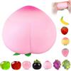 Generic Giocattoli da spremere alla frutta, gigante, grande, carini, realistici, a forma di formaggio e mela, palla antistress morbida, palla sensoriale, divertente decorazione da scrivania, idea regalo per