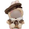 CKLHCFF Set di vestiti per Labubu (StripedBrown)