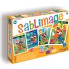 Sentosphère - SABLIMAGE - Animali MUSICIANI - 8809 - Kit Craft - Crea 4 Dipinti con 15 Sfumature di Sabbia - per Bambini dai 4 Anni in su - Made in France, Orange