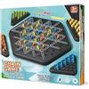 Daimeitec Gioco a triangolo a catena, giochi da tavolo per la notte in famiglia, gioco di cattura del territorio, gioco da tavolo con elastico in gomma, da 2 a 4 giocatori, età 3+ (1 set)