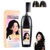 Generic Pettine 3 in 1 per la colorazione dei capelli con spazzola integrata, tintura per capelli portatile, tintura per capelli con estratti vegetali, copertura delicata per capelli grigi, facile da usare