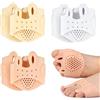 VELAJA Separatore Dita Piede, Alluce Valgo Correttore, 3 Paia Distanziatori Dita Piedi in Silicone, Ultra-Sottili e Traspiranti, Sollievo Quotidiano per Donna e Uomo
