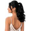 CAISHA 30cm Posticcio Per Capelli Helena Con Pinza Capelli Voluminoso Parrucche Donna Ondulato Nero Naturale H130