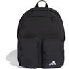 adidas Unisex - Adulto Essentials Back To Campus Backpack, black/white, One size