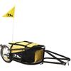 M-Wave 640081 Single 40 Rimorchio Portabagagli per Bici 26-28 pollici, a Una Ruota, Borsone Incluso, colore: Giallo/Nero
