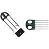SALVIMAR Alette mobili, Fiocina Unisex Adulto, Black, 3 Punte & Jet 5 Inox Unisex - Adulto, Nero, 17 cm