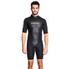 CRESSI *MUTA ALTUM SHORTY UOMO NERO/ARANCIONE 3mm S/2