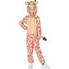 Riethmüller Costume per bambini in pile, giraffa Onesie, costume da carnevale e costume di carnevale, per ragazzi e ragazze, travestimento e costume per bambini