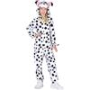 Riethmüller Costume per bambini in pile per cani Onesie - Costume di carnevale e costume di carnevale per ragazzi e ragazze - travestimento e costume per bambini