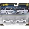 Hot Wheels Premium Touge Confezione da 2 con Toyota Chaser JZX100 e Supra | Set Car Culture di 2 veicoli giapponesi da montagna con pneumatici Real Riders e carrozzeria/telaio in metallo, JHW57