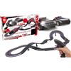 TURBO CHALLENGE - Circuito 530 in 8 con Rotazione in Altezza Trampolino di Lino e Retro di Ane - 2 Veicoli - 5,3 m da Pista - 1/43 - Nero - 092254 - Circuito - da 8 Anni