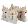 Papo 60023-Mura per Castello dell'armaiolo, 2 pz Statuetta, Multicolore, 60023