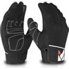 Katx Guanti protettivi per Moto da Moto Uomo Donna, Guanti corazzati in Pelle con nocche Fodera per Scooter Motocross ATV MTB Equitazione Abbigliamento da Corsa Casual (M)
