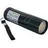 SCHWAIGER WTLED200S 533 - Torcia a LED Mini COB 90 lumen, alloggiamento in alluminio IPX4, resistente agli spruzzi, funzionamento a batteria, batteria inclusa, lampada compatta per esterni e uso