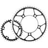 DUANSIYU Corone per Bicicletta Bicicletta Doppia Corona 110BCD 34T 50T 36T 52T 39T 53T guarnitura Bici da Strada Disco Equitazione Ruota di Catena in Alluminio Pieghevole(Round 34T 50T)