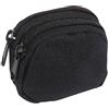 HGENAHGTF Marsupio in nylon Doppie Tasche Portafogli Soldi Chiavi Borsa Outdoor Piccolo Utility Cintura Pouch Resistente all'usura Borse in Vita Nylon Outdoor, Nero , One Size, Bellezza di massa