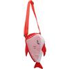 Genérico Borsa per Conchiglie per Bambini Sacco a Maglia con Design Squalo