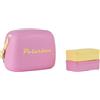 Polarbox Contenitore refrigerante da 6 l, per picnic, spiaggia, campeggio, giardino, colore rosa e giallo