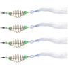 TEHAUX 4 Pezzi Trappola da Pesca Portatile in Rete Professionale Resistente