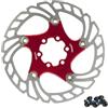 PMAGSYQ Rotore del Freno della Bicicletta 160mm 180mm 203mm Rotore del Freno a Disco Galleggiante MTB Rotore del Freno della Bici Parti di Biciclette Ciclismo(Red 160mm)