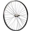 Taylor-Wheels Ruota posteriore per bicicletta da 26 pollici, cerchione a doppia parete, asse solido, ruota libera, ruota libera, nera