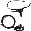 PMAGSYQ Freno a Disco Idraulico per Bicicletta Set 2 Pistoni a Pressione Olio Freno MTB 1100mm 1800mm Freno a Disco per Bici Scooter MTB(Rear Brakes)