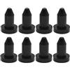 Ciieeo 8 Pezzi Tappo di Scarico in Gomma per Kayak Design Push-in Facile, Compatibilità, Accessorio Nero per attività Acquatiche Sportive