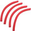 ibasenice Protezione Antiurto in Abs Rosso 4 Pezzi per Skateboard e Snowboard