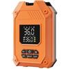Gralara Gonfiatore Portatile con Display Digitale Gonfiatore Elettrico Portatile Potente Pompa Elettrica con Ugelli per, Array, Arancione, 104 con Cavo Arancione