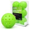 Amoswiz USAPA - Palline da pickleball da interni, confezione da 6 palline da pickleball con 48 fori, set standard USAPA per interni ed esterni, ad alta visibilità, durevoli, per allenamento e torneo